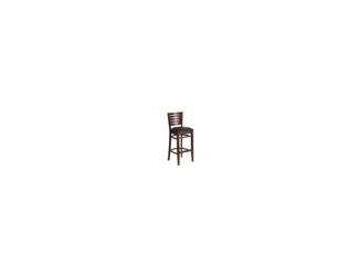 The wood barstool will offer a classic, elegant look when furnishing your establishment. This stool will make an attractive addition to your restaurant, pool hall, lounge, bar or other high traffic venue. This stool is easy to clean, which is an important