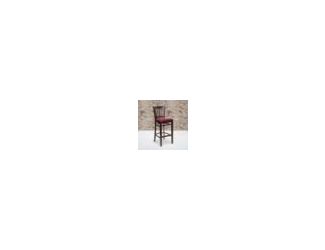 Create a first-rate dining experience by offering your patrons great food, service and attractive furnishings. This classic walnut wood bar stool will offer guests a warm, inviting look when entering your establishment. This chair will make an attractive 