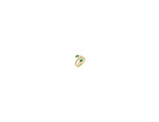 Redefine your signature look with the Colored CZ Double Teardrop Wrap Ring by Adina Eden, a stunning Ring with major impact. Sophisticated and fun, this ring for women is available in Emerald Green to express your unique style. When you want your outfit t
