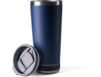 VIBE 18 oz Tumbler - Choice of 1 BASE:  Solo Speaker  Powerbank Beacon-Navy Blue