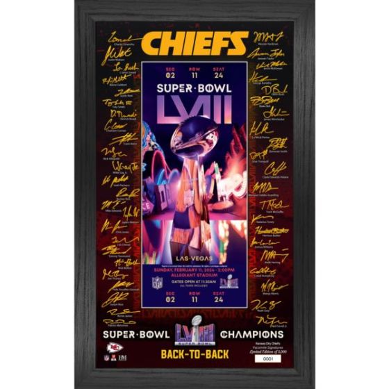 KC Chiefs Super Bowl LVIII Champions Signature Frame