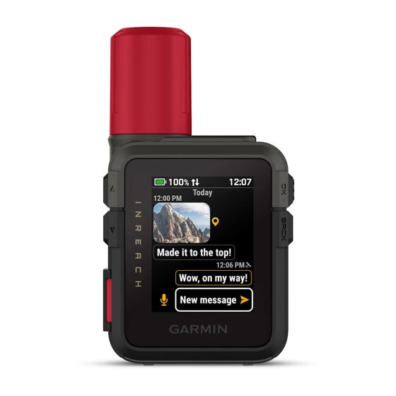 inReach Mini 3 Plus Compact SOS Satellite Communicator with Photo and Voice Messaging, Red