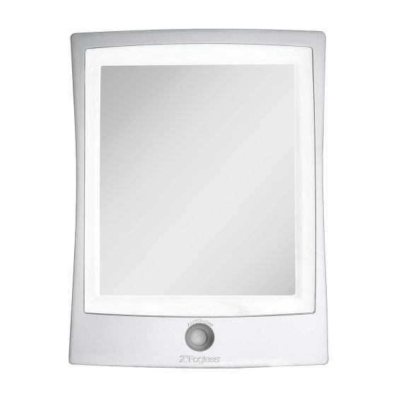 Fogless LED Light Shower Mirror - Silver