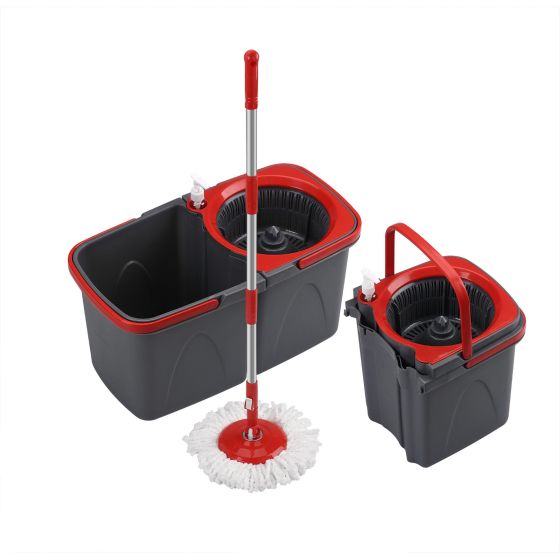 Twirl 'N' Swirl Double Bucket Spin Mop Set