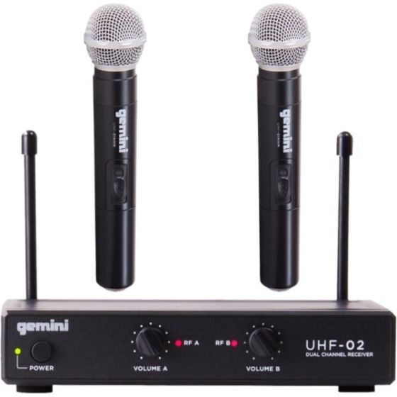 UHF Wireless Dual Microphone System