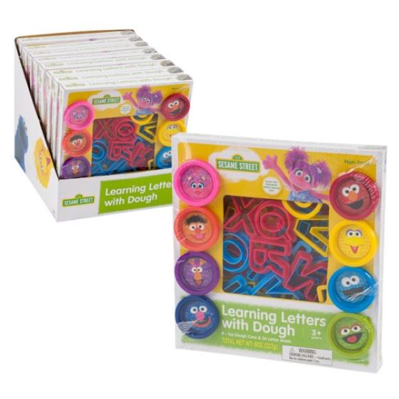 ABC Learning Set includes Molds and Dough