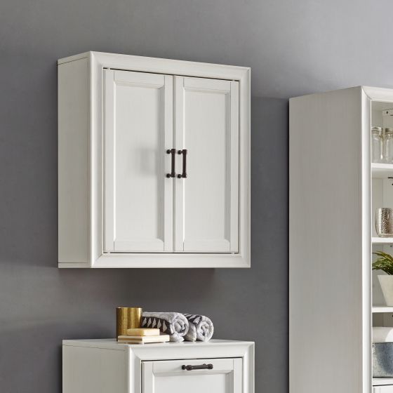 Tara Wall Cabinet In Vintage White