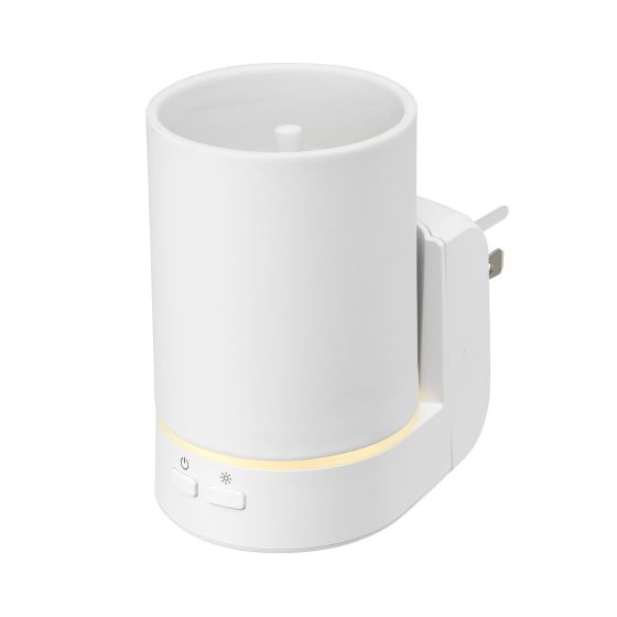 Pure White Ceramic Essential Oil Wall-Plug Diffuser
