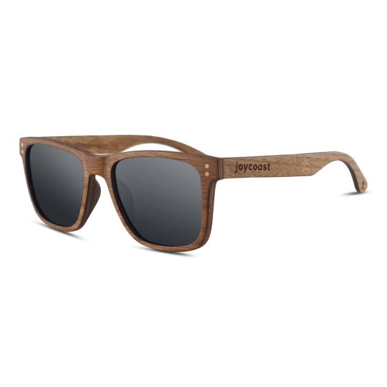 Walnut Wayfinder Wooden Sunglasses Brown, with Grey Lenses