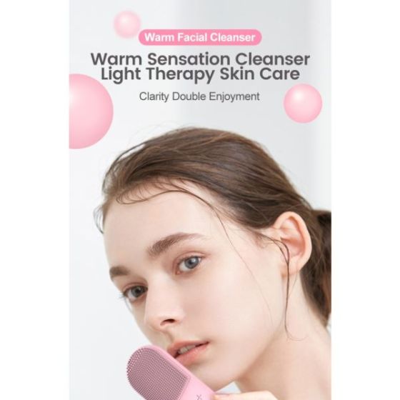 Hot compress red blue light cleansing massager