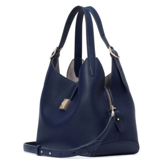 Deco Medium Crossbody Tote - Parisian Navy