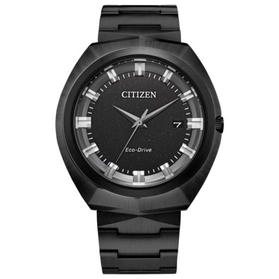 Citizen Mens Sport Luxury Stainless Steel Bracelet watch, Black dial