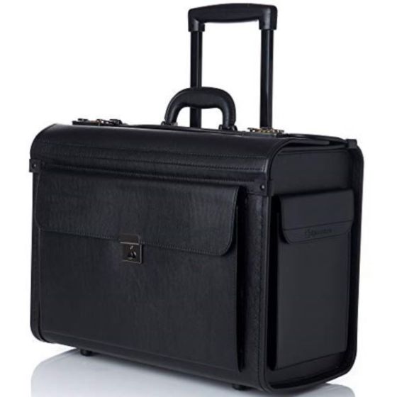 Men's Business Case on Wheels, Black