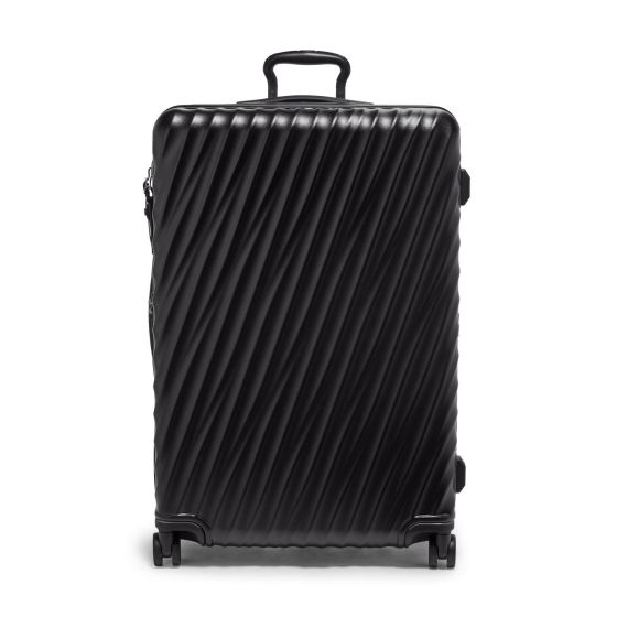 19 Degree Extended Trip Expandable 4 Wheeled Packing Case- Black Texture
