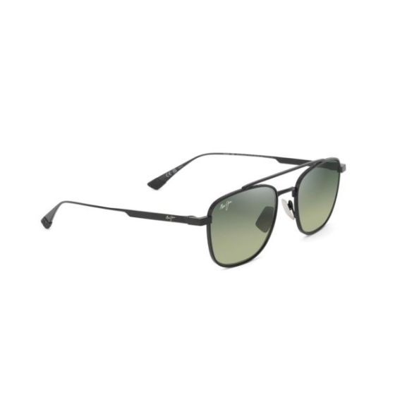 Kahana Polarized Sunglasses Matte Black Frame Maui HT Lens