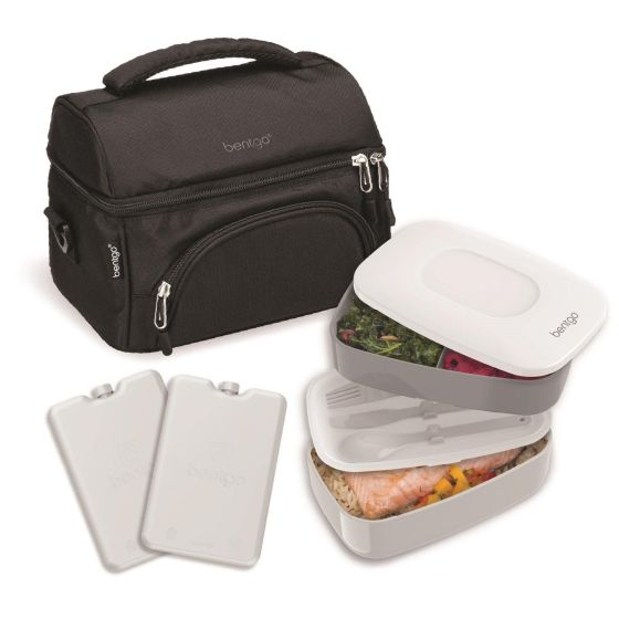 Deluxe 4 Piece Lunch Set Carbon Black