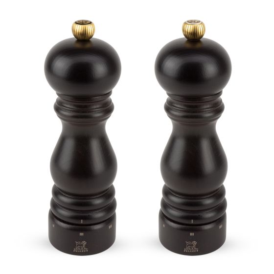 Paris U'Select 18cm Manual Salt and Pepper Mill Duo - Chocolate