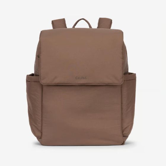 Diaper Backpack with Laptop Sleeve - Hazelnut