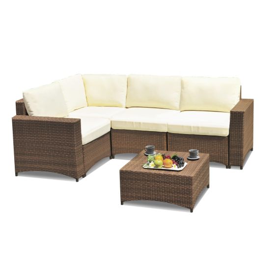 Studio Shine Sectional Set w/Coffee Table Set