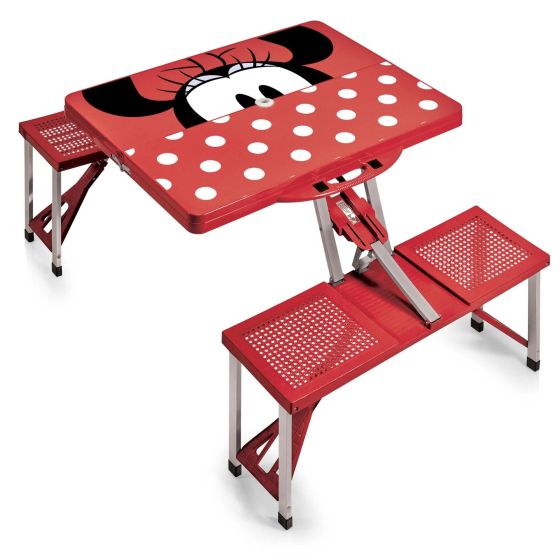 Minnie Mouse Portable Folding Table with Seats