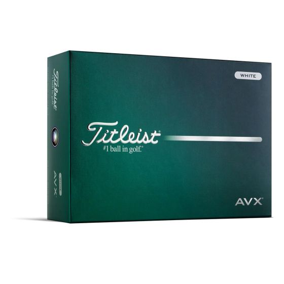 Titleist AVX White Golf Balls - 1 Dozen