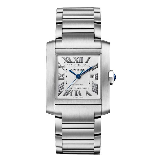 Cartier Tank Francaise Automatic 36.7mm Stainless Steel Watch Large Model