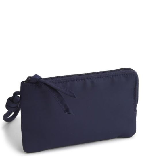 Zip Wristlet-Moonless Peacoat-Nylon