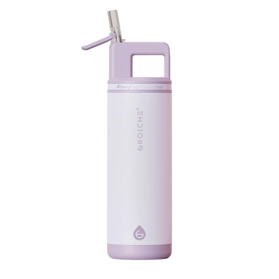 Alpine Flip N' Sip 20 oz. Insulated Water Bottle, Lavender