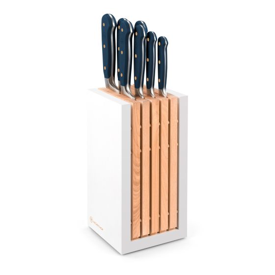 Classic 8pc Designer Knife Block Set Wild Blueberry