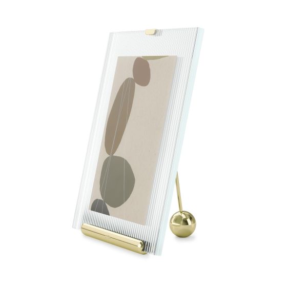 Flute Picture Frame 5X7 Brass