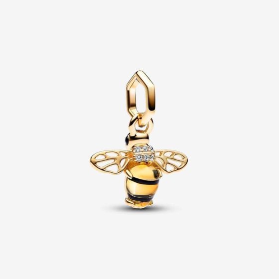 14k Gold Plated Bee Charm