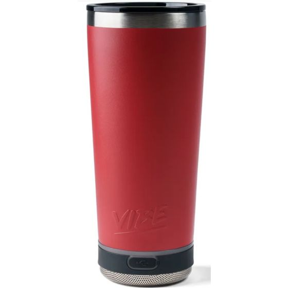 VIBE 18 oz Tumbler - Choice of 1 BASE:  Solo Speaker  Powerbank Beacon-Red