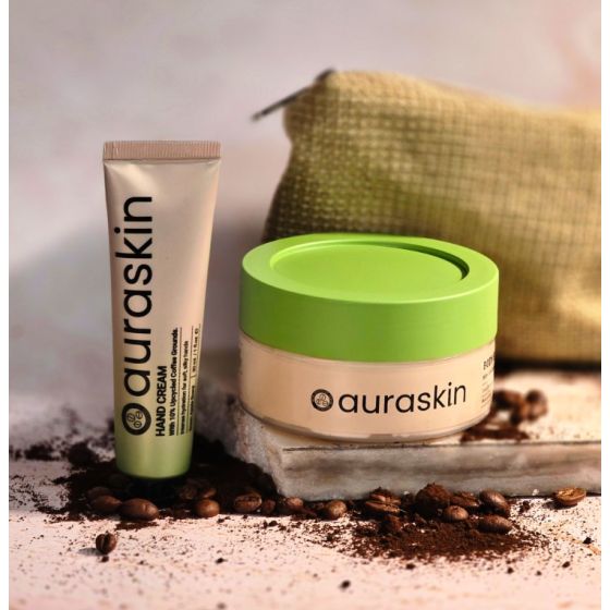 Auraskin Hand Cream Green Apple 30ml + Body Butter Green Apple 200ml