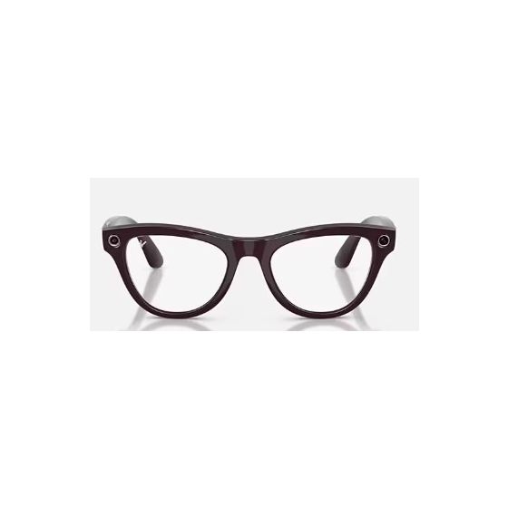 Ray-Ban Meta Skyler Transitions AI Glasses-Amethyst Transitions