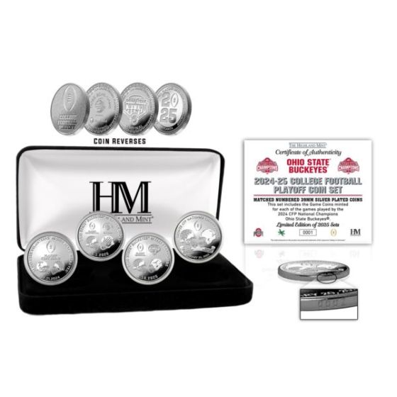Ohio State 2025 CFP Champions Silver Game Coin Set