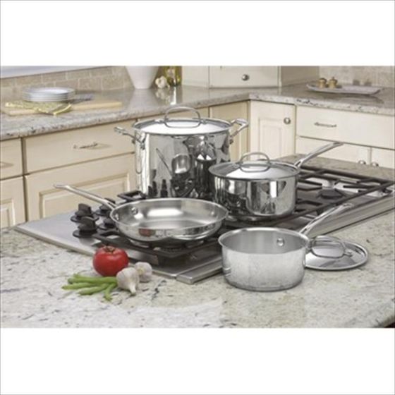 7  Piece Stainless Cookware Set