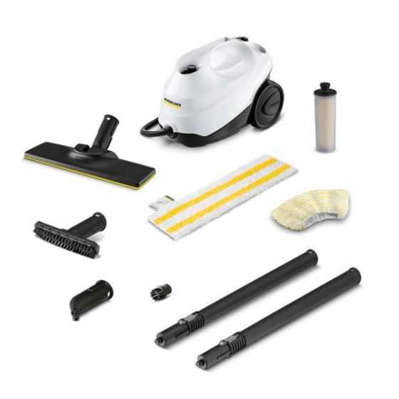 SC 3 Easyfix Steam Cleaner w/ Attachments White