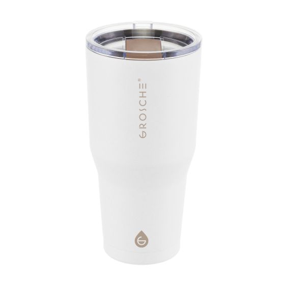 Yukon 30 oz. Insulated Coffee Tumbler. Cream White