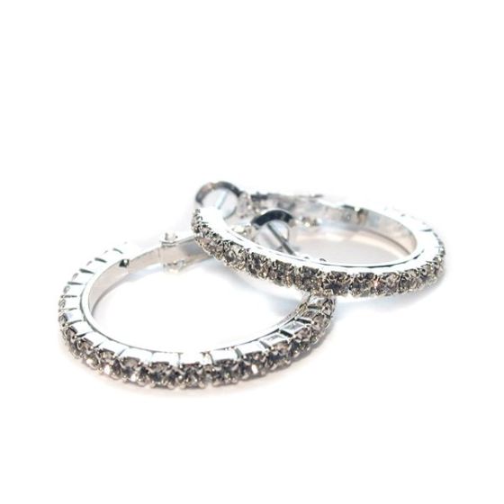 Cz Hoop Earrings