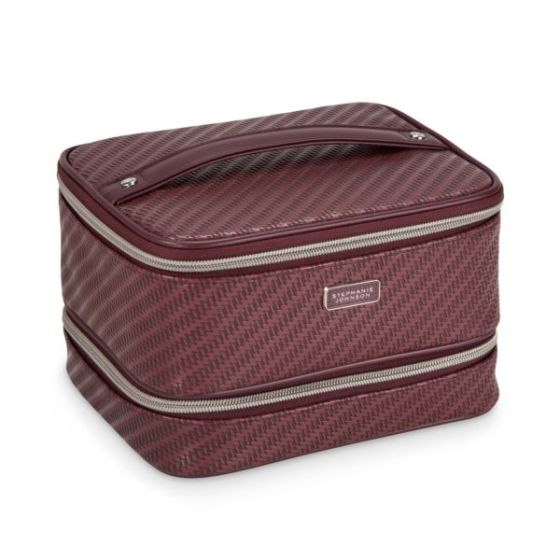 Stephanie Johnson - Rosewood Jenny Train Case - Ruby Royale