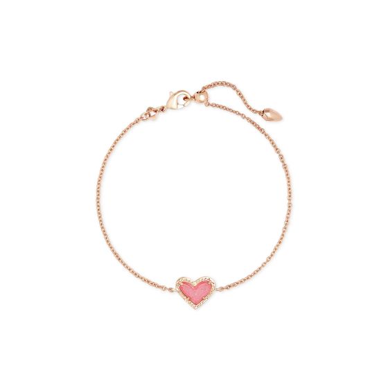 Ari Heart Delicate Chain Bracelet