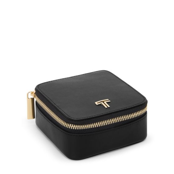 Belden Jewelry Case - Black/Light Gold