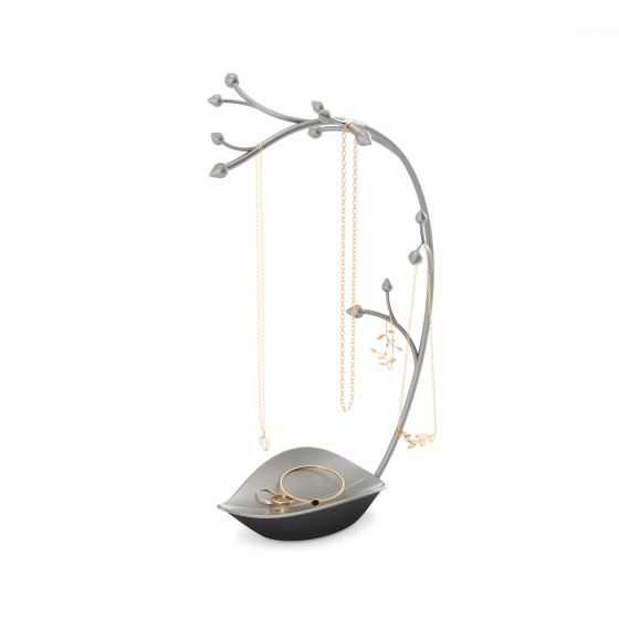 Orchid Jewelry Stand  Gun Mtl