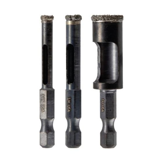 Spyder 3-Piece Diamond Edge Hole Saw Bit Set