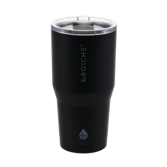 Yukon 20 oz. Insulated Coffee Tumbler. Graphite Black