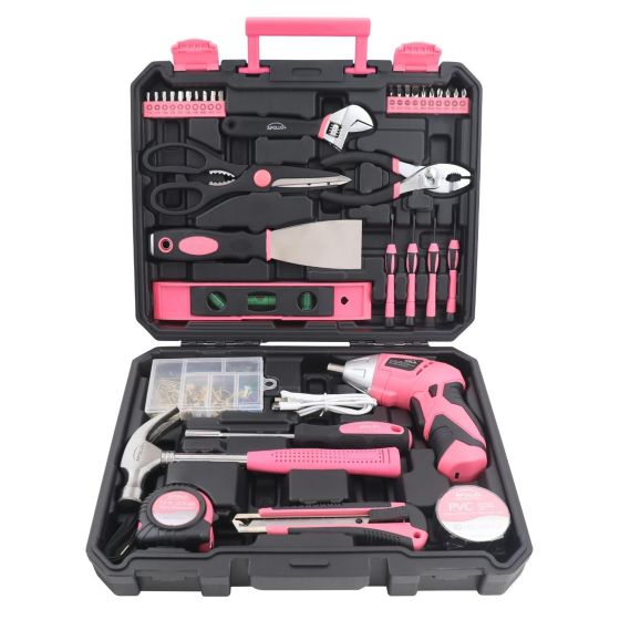 135 Piece Pink Household Tool - Pink