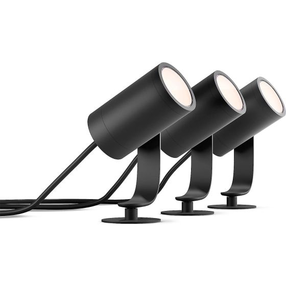 Philips Hue Lily White/Color Outdoor Spotlight Base Kit (600 lumens)