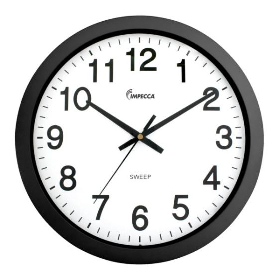 14 Inch Sweep Movement Wall Clock