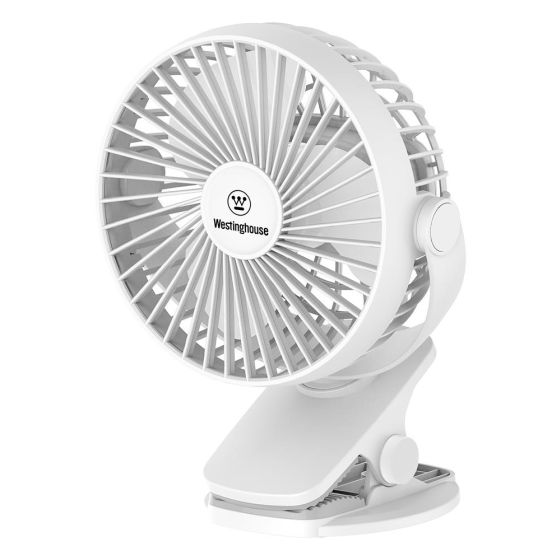 Rechargeable 2 in 1 Clip-On Desk Fan
