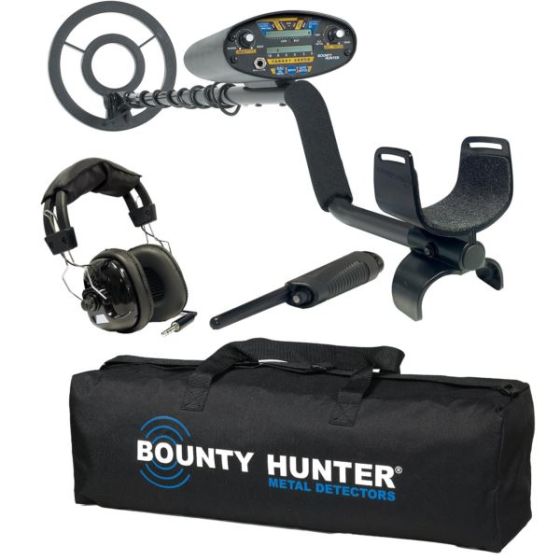 Quick Draw II Deluxe Bundle: Metal Detector, Bag, HP, Pinpointer